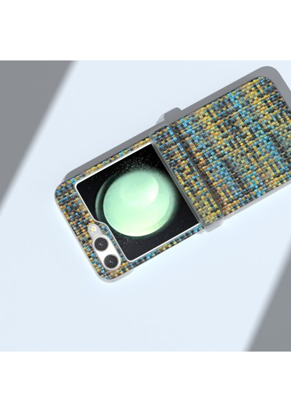 Samsung Galaxy Z Flip5 5g Için 3'ü 1 Arada Eşkenar Dokulu Pu Kılıf (Yurt Dışından) fırsatları