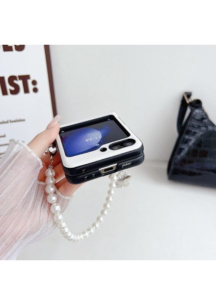 Samsung Galaxy Z Flip5 5g Için Deri Dokulu 3D Gül Kılıf (Yurt Dışından) modelleri