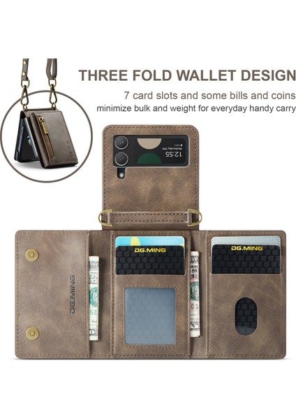 Samsung Galaxy Z Flip4 5g Için Dg.mıng Rfıd Kart Çantası Kılıfı (Yurt Dışından) modelleri
