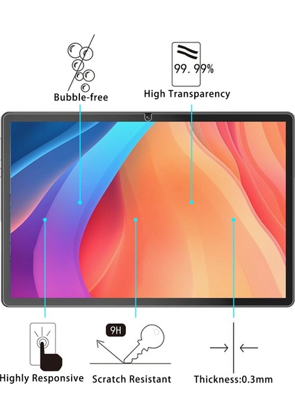 Sun Shop Marvue Pad M12 10.1 Için 25 Adet Temperli Gl Film (Yurt Dışından)