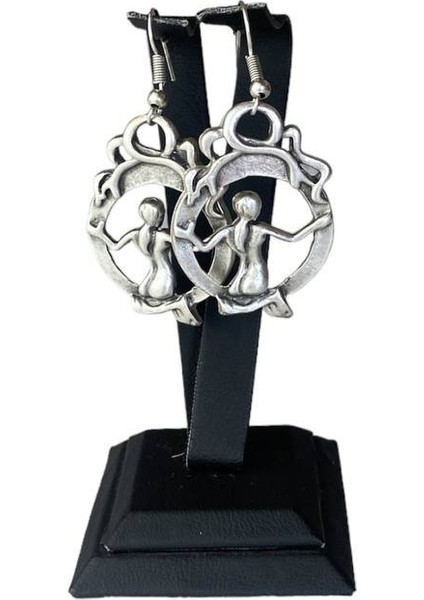 Punk Gaya Mode Pria Perhiasan Cermin Küpe modelleri