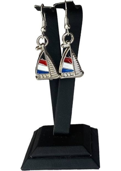 Yelken Figürlü Sporcu Denizci Küpe modelleri