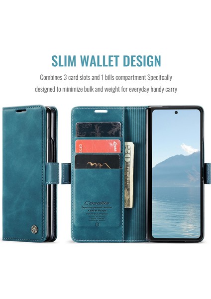 Samsung Galaxy Z Fold6 5g Için Çok Fonksiyonlu Pu Telefon Kılıfı (Yurt Dışından)