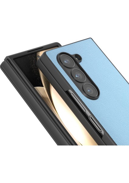 Samsung Galaxy Z Fold6 Için Abe Hakiki Deri Kılıf (Yurt Dışından)