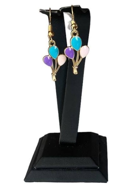 Renkli Uçan Balon Küpe modelleri