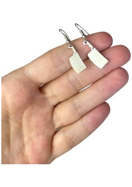 Satır Figürlü Aşçı Şef Küpe fiyatları