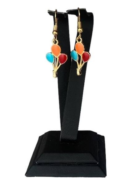 Renkli Uçan Balon Yaz Küpe modelleri