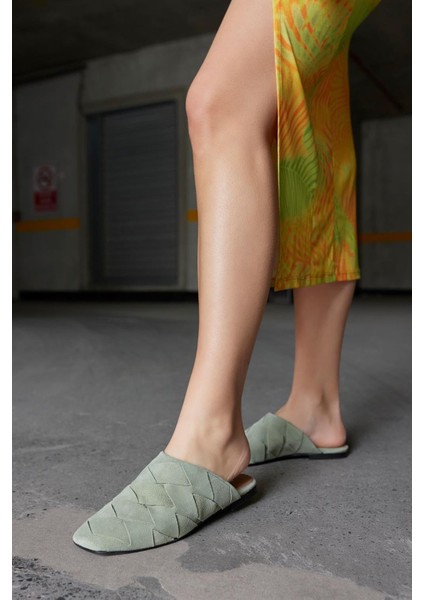 Lulu Avokado Süet Kadın Terlik fiyatları