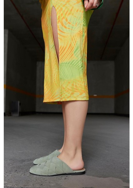 Lulu Avokado Süet Kadın Terlik indirimleri