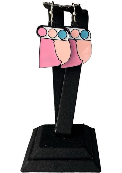 Kadın Makyaj Renkli Küpe modelleri