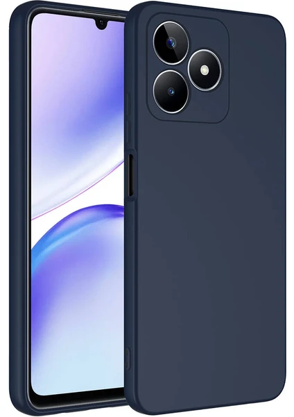 Realme Note 50 Kılıf Lansman Içi Kadife Silikon + Ekran Koruycu