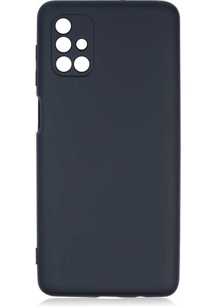 Samsung Galaxy M51 Kılıf Lansman Içi Kadife Silikon + Ekran Koruycu