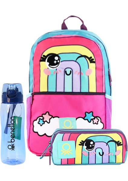 Ilkokul Çantası + Kalemlik + Matara Seti