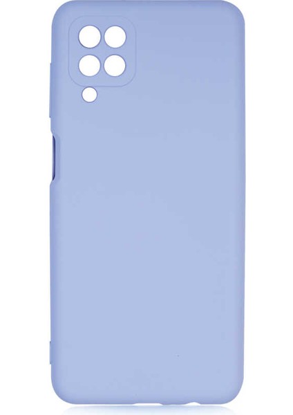 Samsung Galaxy A12 Kılıf Lansman Içi Kadife Silikon + Ekran Koruycu