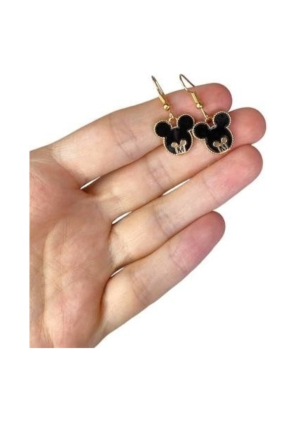 Mickey Mouse Başı Figürlü Çizgi Kahramanlar Küpe fiyatları