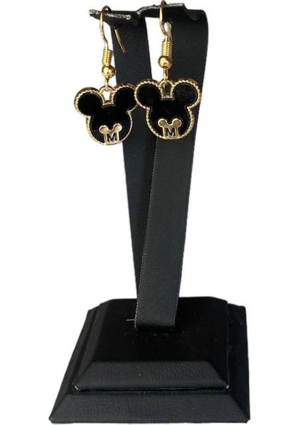 Mickey Mouse Başı Figürlü Çizgi Kahramanlar Küpe modelleri
