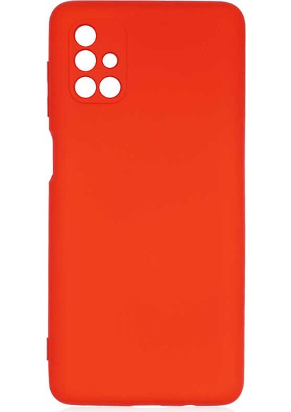 Samsung Galaxy M51 Kılıf Lansman Içi Kadife Silikon