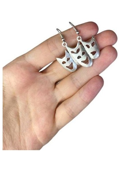 Tiyatro Gülen Ağlayan Maske Küpe fiyatları