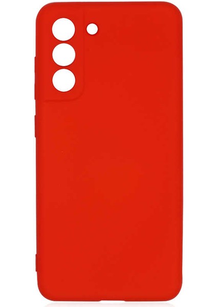 Samsung Galaxy S21 Fe Kılıf Lansman Içi Kadife Silikon + Ekran Koruycu