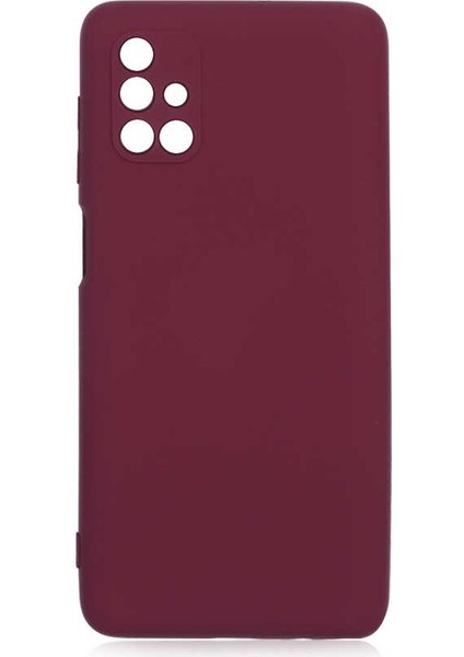 Samsung Galaxy M51 Kılıf Lansman Içi Kadife Silikon