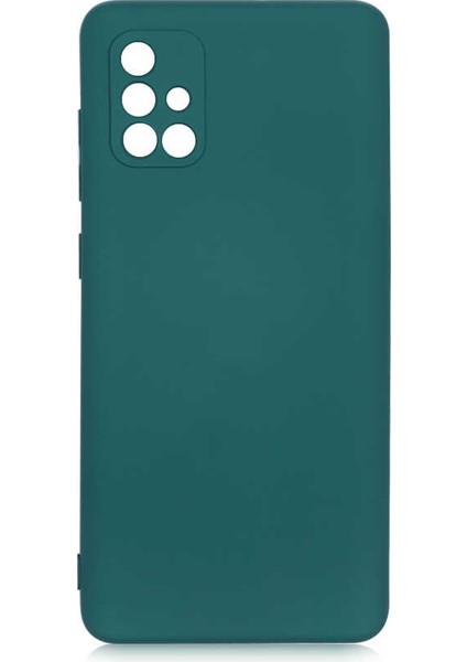 Samsung Galaxy A71 Kılıf Lansman Içi Kadife Silikon