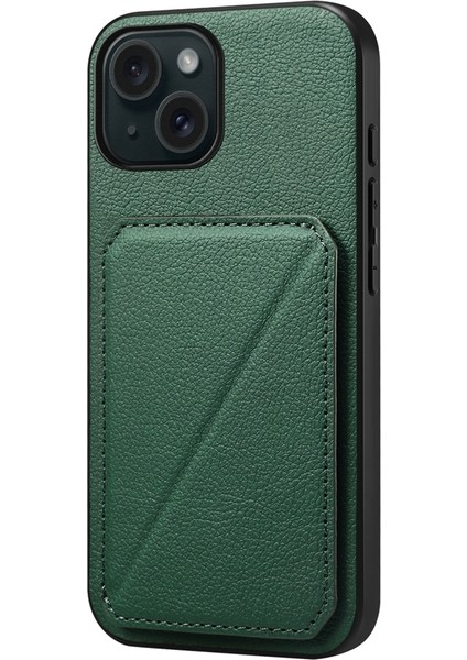 iPhone 15 Için D04 Kart Yuvası Tutucu Telefon Kılıfı (Yurt Dışından)