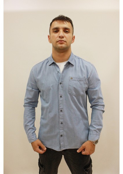 Eg 1874 Tek Cep Erkek Kot Gömlek