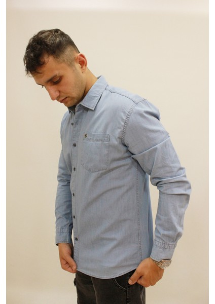 Eg 1874 Tek Cep Erkek Kot Gömlek fırsatları