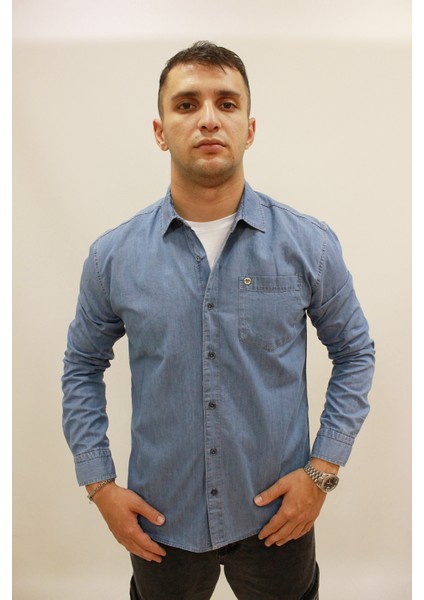 Eg 1874 Tek Cep Erkek Kot Gömlek