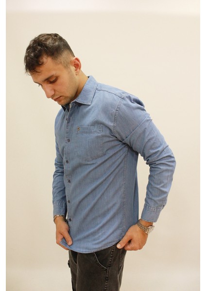 Eg 1874 Tek Cep Erkek Kot Gömlek fırsatları