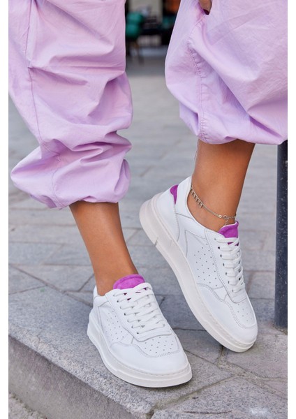Marsel Beyaz Deri Kadın Sneaker indirimleri