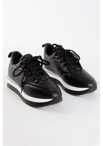 Belenis Siyah Deri Kadın Sneaker fiyatları