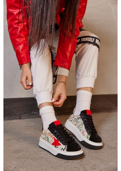 Goose Siyah Süet Kadın Sneaker fiyatları