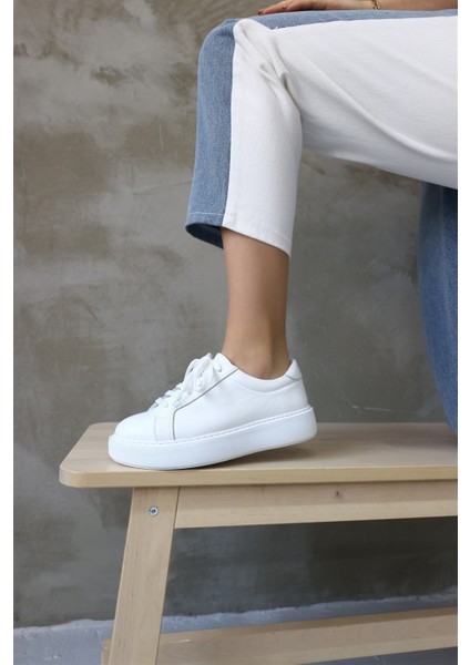 Julia Beyaz Deri Kadın Sneaker indirimleri