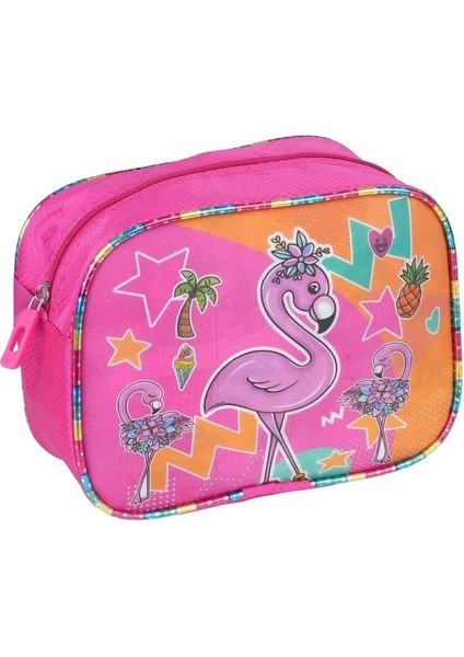 Kız Çocuk 3 Bölmeli Flamingo Figürlü Okul Sırt Çantası 13SYG11-FLAMINGO modelleri