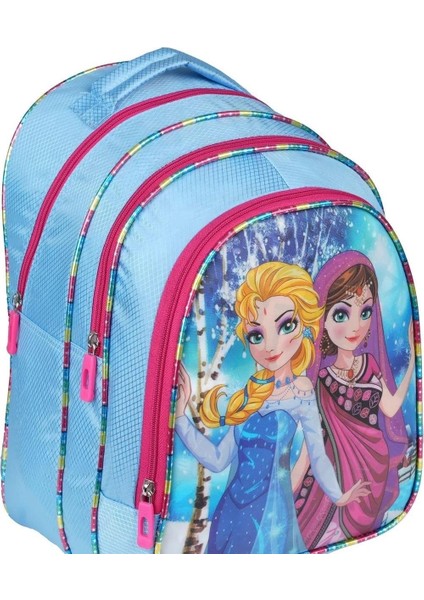 Kız Çocuk 3 Bölmeli Elsa Figürlü Okul Sırt Çantası 13SYG11-ELSA fiyatları