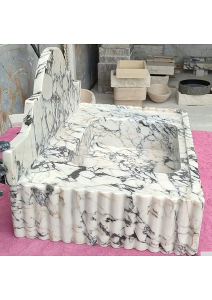 Calacatta Aynalı Modern Lavabo fiyatları