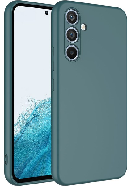 Samsung Galaxy M34 Kılıf Lansman Içi Kadife Silikon + Ekran Koruycu