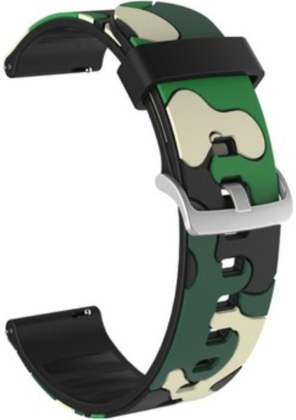 Amazfit Gtr 2-2e Için Kamuflaj Silikon Saat KORDONU(22MM)