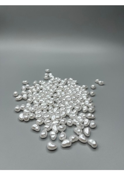 Yamuk Inci Formsuz Inci Beyaz 200 Adet (6*9 Mm)