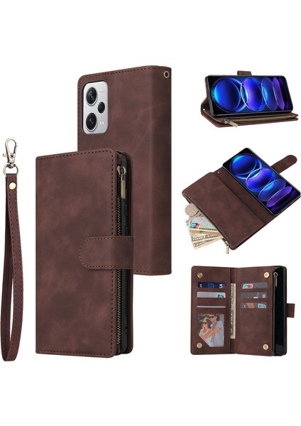 For Xiaomi Redmi Note 10 Pro Kartı Ekle Fermuarlı Cüzdan Cep Telefonu Kılıfları (Yurt Dışından) indirimleri