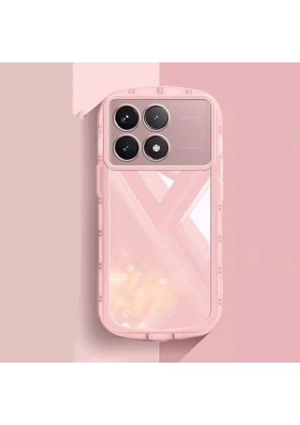 Xiaomi Redmi K70 Şeffaf Şeker Renkleri Hava Yastığı Cep Telefonu Kılıfı (Yurt Dışından)
