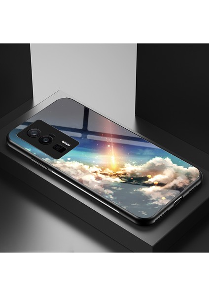 For Xiaomi Redmi K60 Yıldızlı Desen Havalı Cam Cep Telefonu Kılıfları (Yurt Dışından)