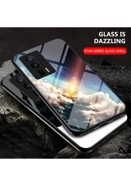 For Xiaomi Redmi K60 Yıldızlı Desen Havalı Cam Cep Telefonu Kılıfları (Yurt Dışından) fiyatları