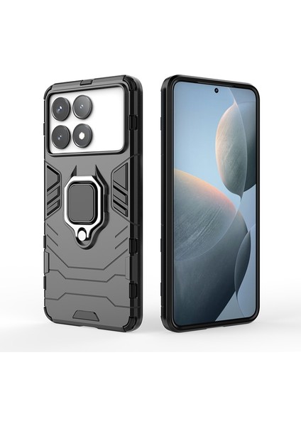 Xiaomi Redmi K70E Yüzük Braket Zırh Cep Telefonu Kılıfı (Yurt Dışından) modelleri