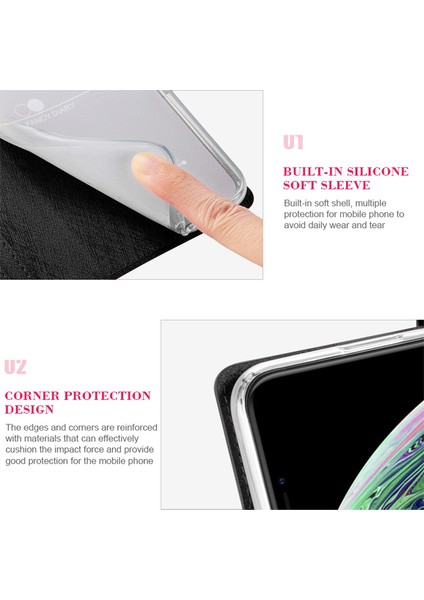 For iPhone 11 Kart Yuvası Devir Cep Telefonu Kılıfları (Yurt Dışından)
