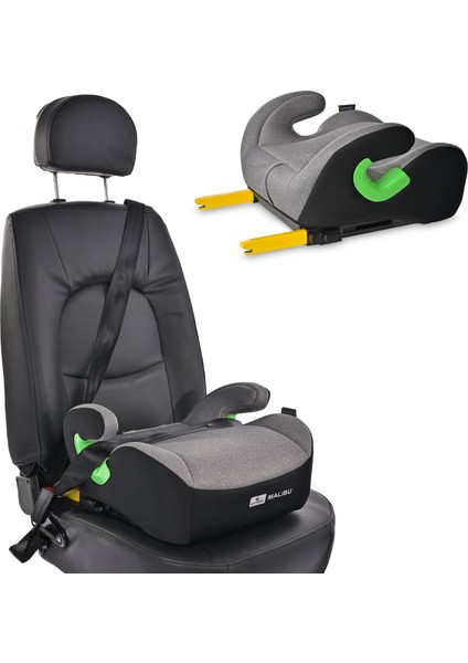 Malibu I-Size Isofix Oto Koltuğu Yükseltici - Grey