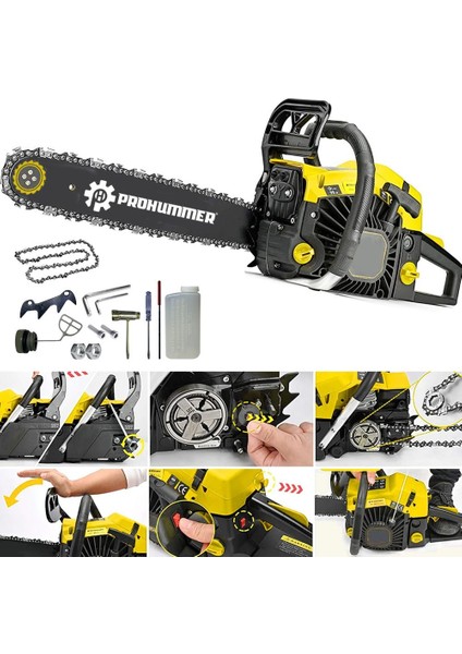 PH-TS033 3.5hp 46CM Benzinli Ağaç Motoru fiyatları