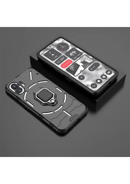 Nothing Phone 1 Yüzük Zırh Cep Telefonu Kılıfı (Yurt Dışından) indirimleri