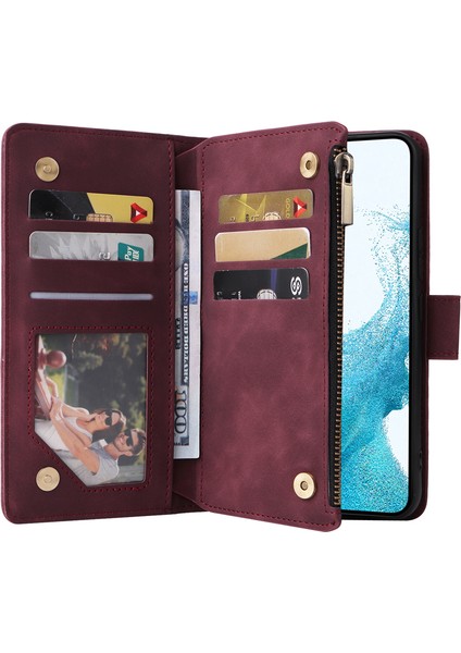 For Samsung Galaxy M13 5g Kartı Ekle Fermuarlı Cüzdan Cep Telefonu Kılıfları (Yurt Dışından) fiyatları